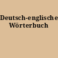 Deutsch-englisches Wörterbuch
