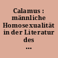 Calamus : männliche Homosexualität in der Literatur des 20. Jahrhunderts ; eine Anthologie