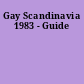Gay Scandinavia 1983 - Guide
