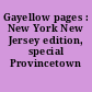 Gayellow pages : New York New Jersey edition, special Provincetown supplement