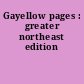 Gayellow pages : greater northeast edition