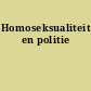 Homoseksualiteit en politie
