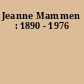 Jeanne Mammen : 1890 - 1976