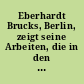 Eberhardt Brucks, Berlin, zeigt seine Arbeiten, die in den Jahren 1946 bis 1986 entstanden und dem Werk E. T. A. Hoffmanns gewidmet sind