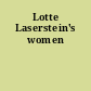 Lotte Laserstein's women