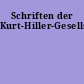 Schriften der Kurt-Hiller-Gesellschaft