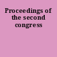 Proceedings of the second congress