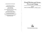 Sexual divisions and society : process and change