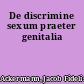 De discrimine sexum praeter genitalia
