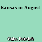 Kansas in August