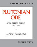 Plutonian ode : poems 1977 - 1980