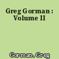 Greg Gorman : Volume II