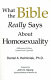 What the bible really says about homosexuality