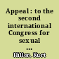 Appeal : to the second international Congress for sexual Reform for the benefit of an oppressed variety of Human Being (Copenhagen 1928)