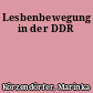 Lesbenbewegung in der DDR