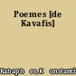 Poemes [de Kavafis]