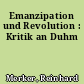 Emanzipation und Revolution : Kritik an Duhm