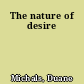 The nature of desire
