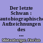 Der letzte Schwan : autobiographische Aufzeichnungen des Herzogs Philipp Alexander von Schwanenburg-Seiringshausen (1899 - 1992) ; [Roman]