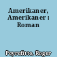 Amerikaner, Amerikaner : Roman