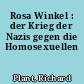Rosa Winkel : der Krieg der Nazis gegen die Homosexuellen