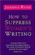 How to suppress women's writing