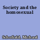 Society and the homosexual
