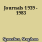 Journals 1939 - 1983