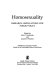 Homosexuality : research implications for public policy