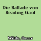 Die Ballade von Reading Gaol